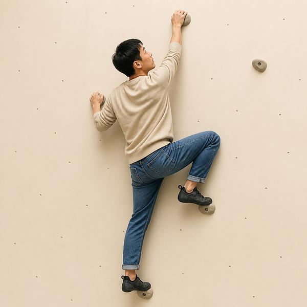 to climb — Korean: 오르다