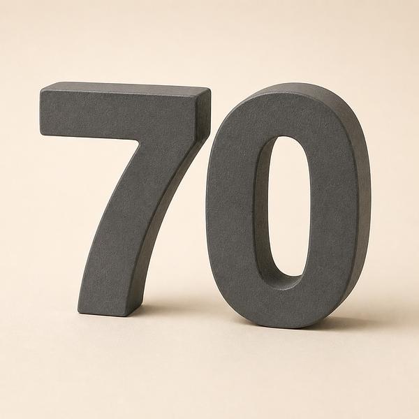 seventy — Korean: 일흔