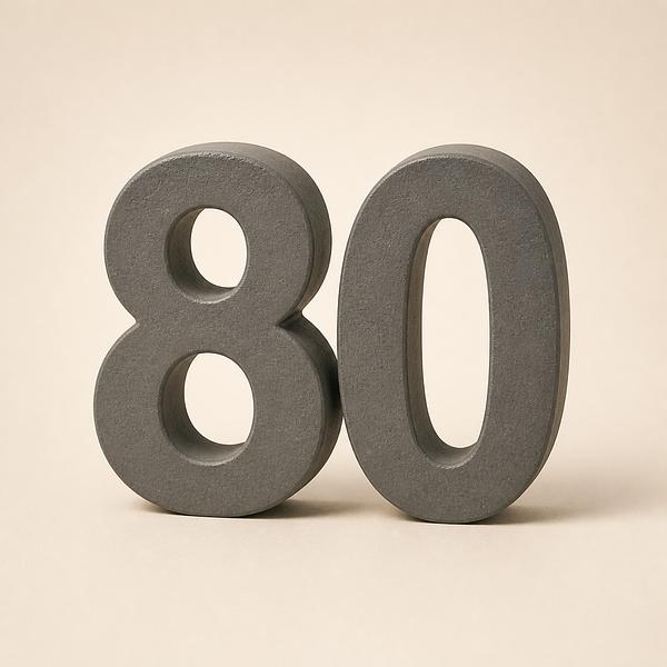 eighty — Korean: 여든