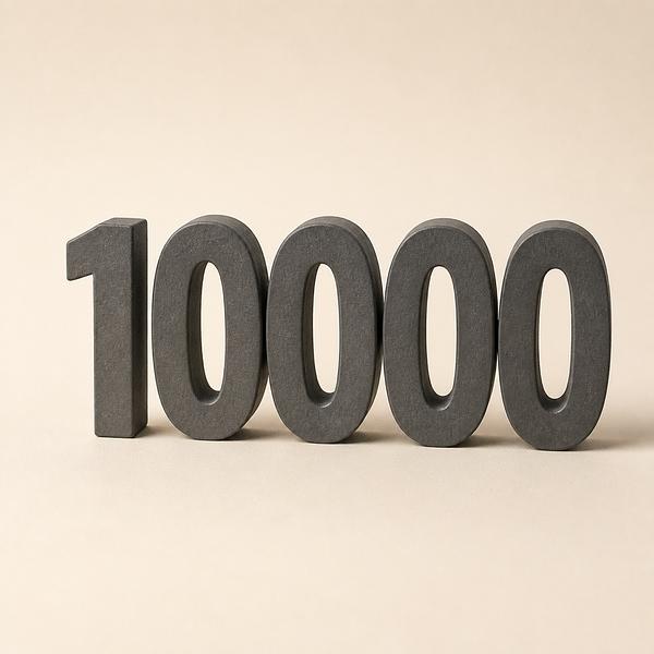 ten thousand — Korean: 만